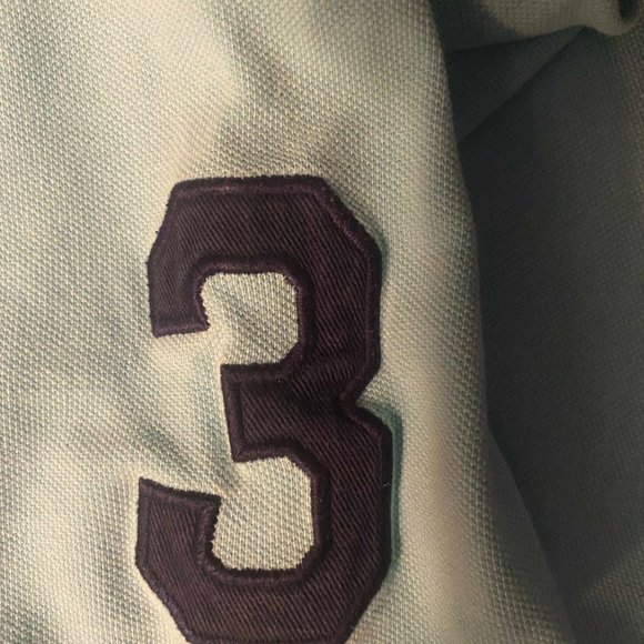 Ralph Lauren Boys  Mesh Polo Collar T-shirt Signature Embroidered Beige - Picture 4 of 7